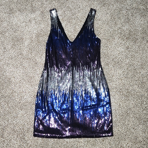 Juniors sequin dress - Picture 1 of 2